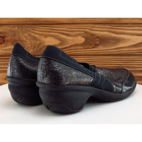 White Mountain Size 8.5 Clog Black Synthetic Medium Happy Slip On Women - Picture 6 of 11